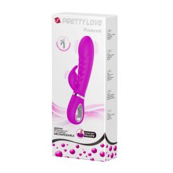 Pretty Love - Prescott Vibrator Pink - Вібратор-кролик, 20 см (фіолетовий) - Зображення 8