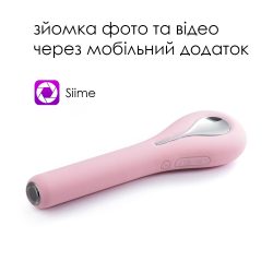 Svakom Siime Eye Camera Vibrator - вібратор з відеокамерою, 16,5 х2, 5 см (рожевий) - Зображення 2