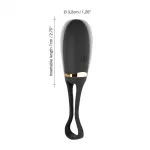 Dorcel Чорний Dorcel Secret Delight Gold віброяйце з пультом ДК, турборежимом та голосовим керуванням, 7х3.2 см — фото 5