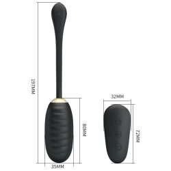 Pretty Love Doreen Remote Control Egg - Віброяйце, 19,7 см (чорний) - Зображення 9