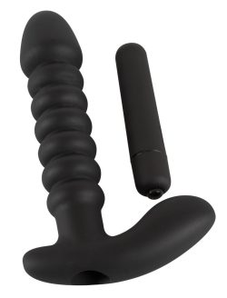Анальний вібратор Black Velvets Vibrating Medium - Зображення 2