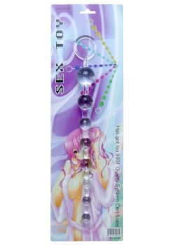 Boss Jelly Anal Beads Clear - анальний ланцюжок, 26х2.8 см (прозорий) - Зображення 3