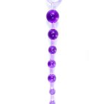 Boss Jelly Anal Beads Purple - анальний ланцюжок, 26х2.8 см (фіолетовий)