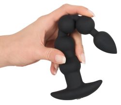 Orion Black Velvets Rechargeable Beads - Анальний ланцюжок з вібрацією, 21х3.1 см (чорний) - Зображення 3