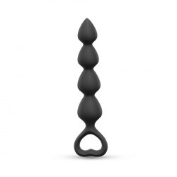 Love To Love Bing Bang Black Onyx - анальний ланцюжок, 14.4х3.3 см, (чорний) - Зображення 2