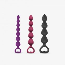 Love To Love Bing Bang Black Onyx - анальний ланцюжок, 14.4х3.3 см, (чорний) - Зображення 8