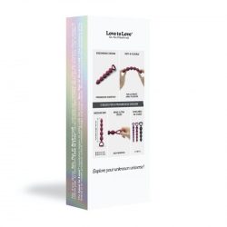 Анальний ланцюжок Love To Love Bing Bang M Plum Star, 14.4х2.8 см (бордовий) - Зображення 7