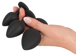 Orion Black Velvets Anal Kit - Набір для анальної стимуляції з 3 пробок та анального душу - Зображення 5