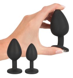 Orion Black Velvets Anal Kit - Набір для анальної стимуляції з 3 пробок та анального душу - Зображення 7