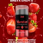 Intt Рідкий вібратор Intt Vibration Strawberry (полуниця), 15 мл — фото 5