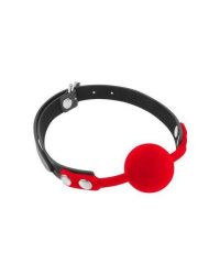 Fetish Tentation Silicone Gag Ball Red – Класичний кляп із силіконовою кулькою (червоний)
