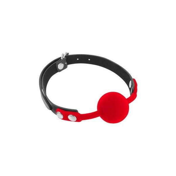 Fetish Tentation Silicone Gag Ball Red – Класичний кляп із силіконовою кулькою (червоний) Dezire 3 Fetish Tentation Silicone Gag Ball Red - Класичний кляп із силіконовою кулькою (червоний) - Зображення 1