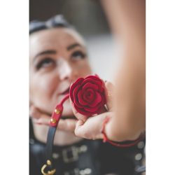 Zalo - Rose Ball Gag - Розкішний кляп у вигляді троянди