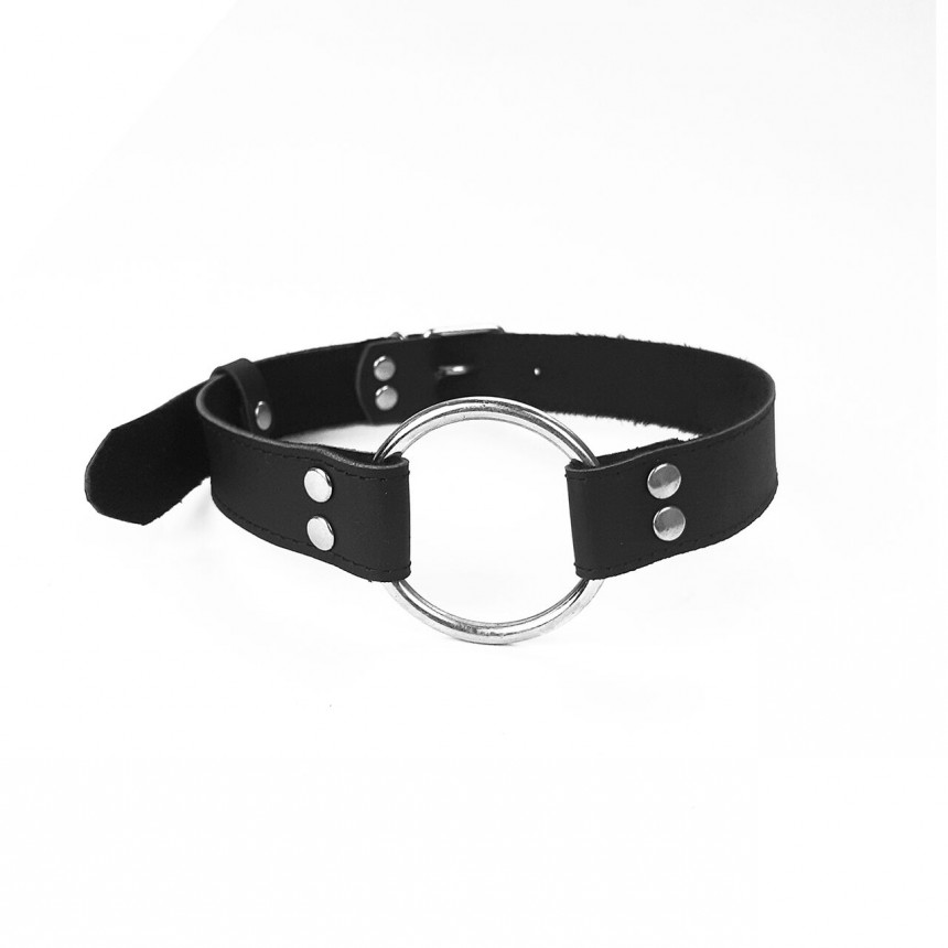 Art of Sex – Gag Ring Metal – Кляп-кільце з ремінцем з натуральної шкіри Dezire 3 Art of Sex - Gag Ring Metal - Кляп-кільце з ремінцем з натуральної шкіри - Зображення 1
