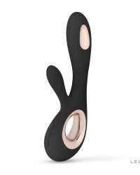 Lelo Soraya Wave – шикарний вібратор-кролик, 21.8х4.6 см (чорний)