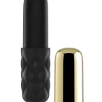 Satisfyer - Mini Lovely Honey Gold - Вібратор-помада з 15 варіантами роботи та дуже тихим мотором (золотий)