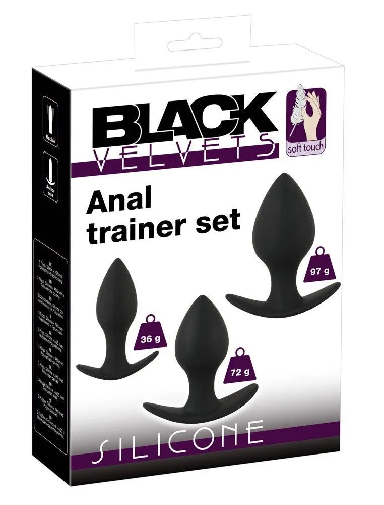 Orion Black Velvets Anal Trainer Set, чорний — фото 7