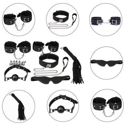 Набір БДСМ аксесуарів м=Erospace Wild Play Luxury BDSM Set