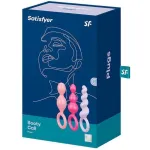 Satisfyer Plugs Booty Call набір анальних пробок, 3 шт (Різнокольоровий) — фото 10