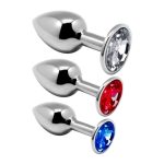 Alive Metal Plug Kit - Набір металевих анальних пробок, 8х3.4 см (різнокольоровий)