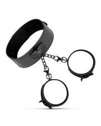 Bedroom Fantasies Collar & Cuffs – Наручники з нашийником, (чорний)