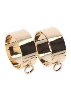Taboom Slave Wrist Cuffs - Наручники металеві, (золотий) - Зображення 6