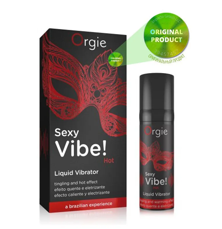 Orgie Рідкий вібратор Orgie Sexy Vibe, 15 мл