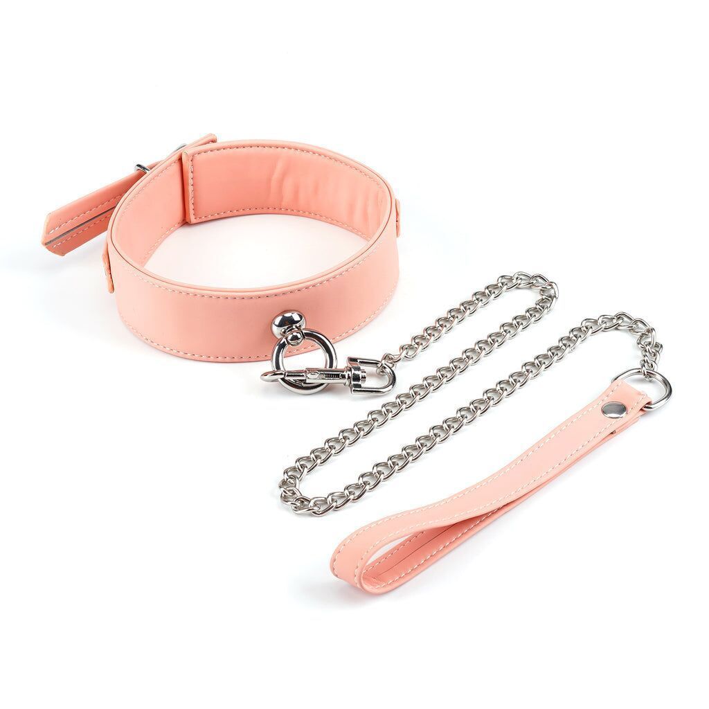 Нашийник із повідцем Liebe Seele Dark Candy Pink Collar with Leash Dezire 3 Нашийник із повідцем Liebe Seele Dark Candy Pink Collar with Leash - Зображення 1