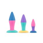 PMV20 Koda - Butt Plug Set - Набір анальних пробок, 3 шт (райдужний)