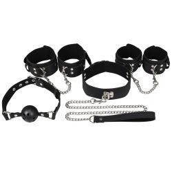 Набір БДСМ аксесуарів Erospace Wild Play BDSM Set 5 предметів - Зображення 3