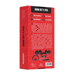 Набір БДСМ аксесуарів Erospace Wild Play BDSM Set 5 предметів - Зображення 9