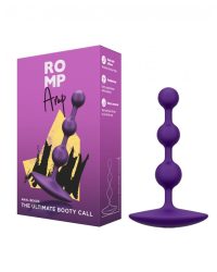 Romp AMP – Анальні кульки, 13,5 х2, 6 см (фіолетовий)