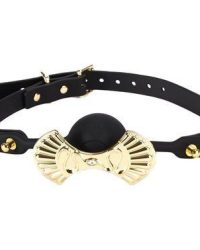 Zalo Silicone Ball Gag Black – Розкішний кляп (чорний)