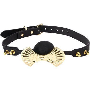 Zalo Silicone Ball Gag Black – Розкішний кляп (чорний)