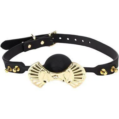 Zalo Silicone Ball Gag Black