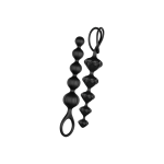 Satisfyer Love Beads Silicone - анальні ланцюжки, 20.5х3.4 см (чорний)