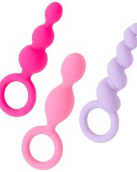 Satisfyer Plugs Booty Call набір анальних пробок, 3 шт (Різнокольоровий)