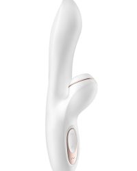 Білий вібратор-кролик з вакуумною стимуляцією Satisfyer G-Spot Rabbit