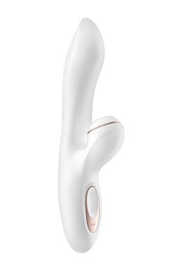 Білий вібратор-кролик з вакуумною стимуляцією Satisfyer G-Spot Rabbit
