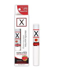 Sensuva – X on the Lips Strawberry – Стимулюючий бальзам для губ з феромонами, полуниця