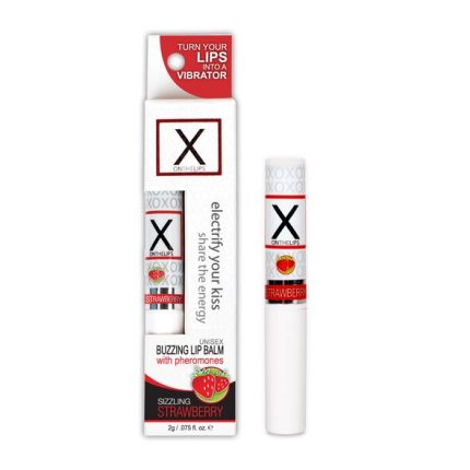Sensuva – X on the Lips Strawberry – Стимулюючий бальзам для губ з феромонами, полуниця