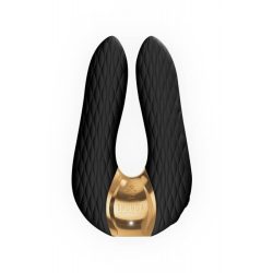 Shunga - Aiko Intimate Massager - Вібромасажер, 10.8х6.5 см (чорний)