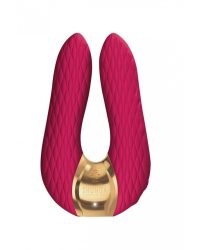 Shunga – Aiko Intimate Massager – Вібромасажер, 10.8х6.5 см (малиновий)