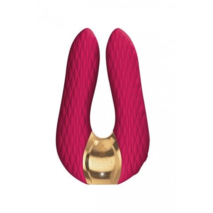 Shunga – Aiko Intimate Massager – Вібромасажер, 10.8х6.5 см (малиновий)
