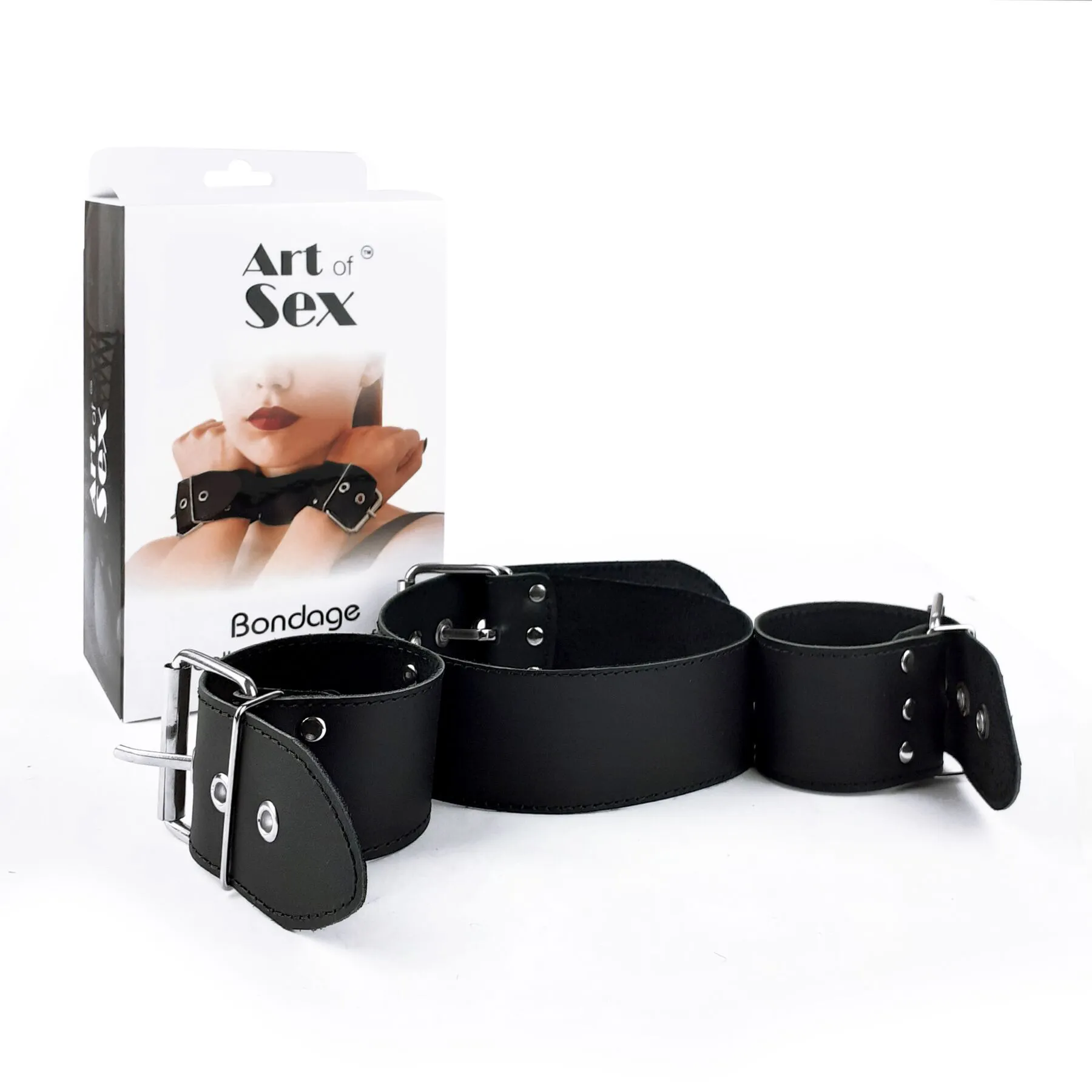 Art of Sex Bondage Collar with Handcuffs — фото 7