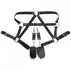 Art of Sex - Bondage set Anasteisha - Бондажний набір, XS-M (чорний) - Зображення 3