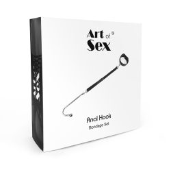 Анальний гак 2 із нашийником з натуральної шкіри Art of Sex - Anal hook - Зображення 5