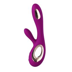 Lelo Soraya Wave - шикарний вібратор-кролик, 21.8х4.6 см (малиновий) - Зображення 4