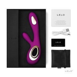 Lelo Soraya Wave - шикарний вібратор-кролик, 21.8х4.6 см (малиновий) - Зображення 6
