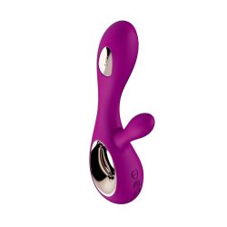 Lelo Soraya Wave - шикарний вібратор-кролик, 21.8х4.6 см (малиновий) - Зображення 3